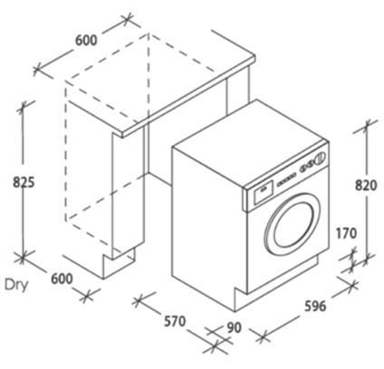Built-in Front Load Washer Dryer